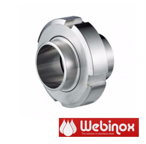 União Solda DIN Inox OD