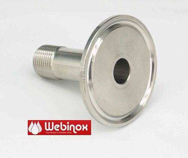 Niple Adaptador TC 1" x BSP/N Macho de 3/8"