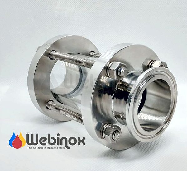 Visor de Linha Tubular Triclamp
