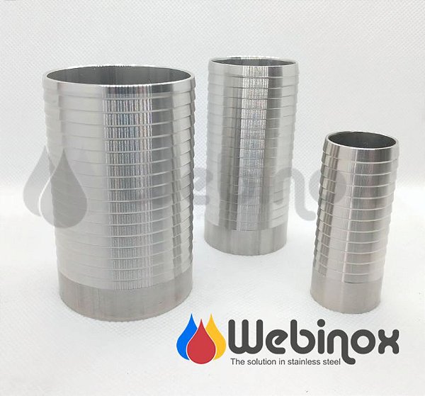 Adaptador Mangueira OD Solda Inox