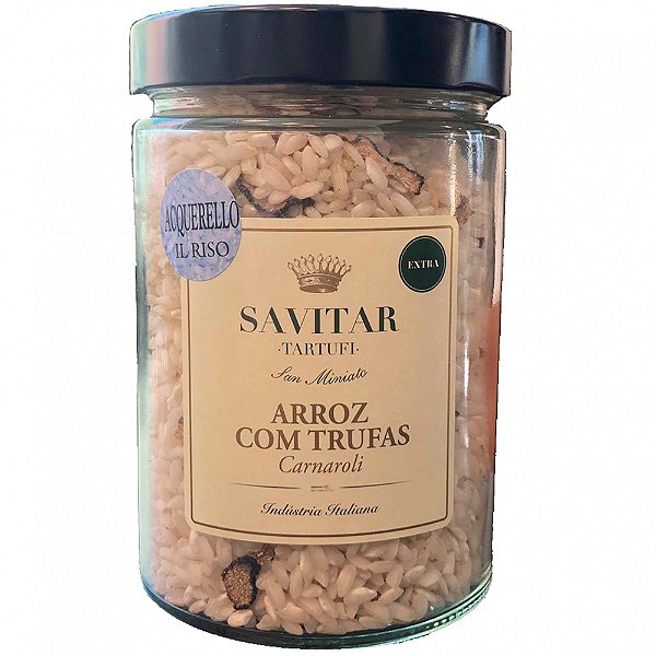 Arroz Carnaroli com TRUFA Negra Savitar 450 gr