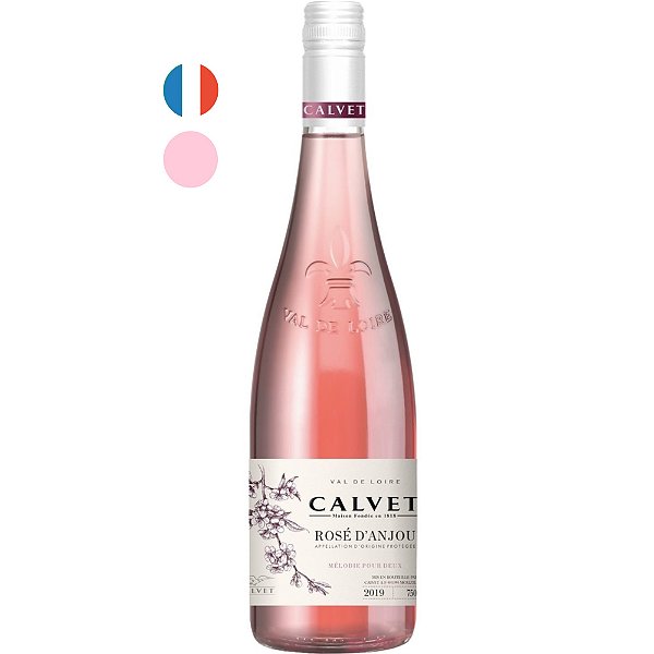 Vinho Francês Calvet Rosé DAnjou 750ML