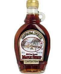 MAPLE SYRUP CANADA PURE 100% 250ML