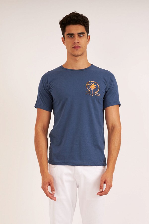 Camiseta Breeze azul marinho