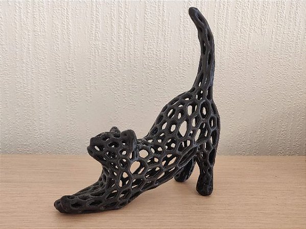 Miniatura Gato Estilo Voroni