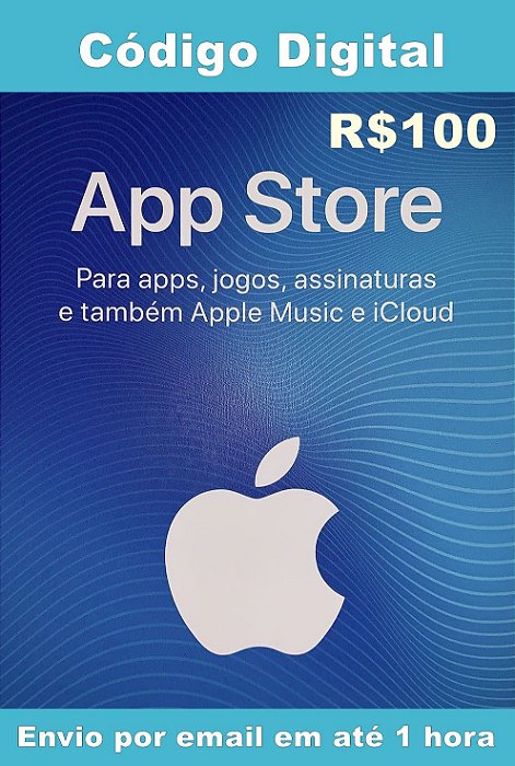 App Store R$100 - Apple BR