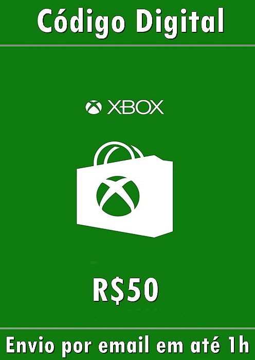 Cartão Presente  Xbox BR - R$50