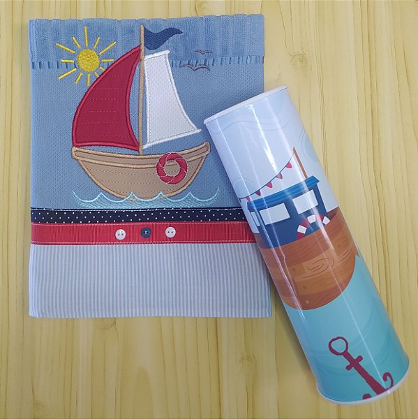 Toalha de Mão com Lata Personalizável