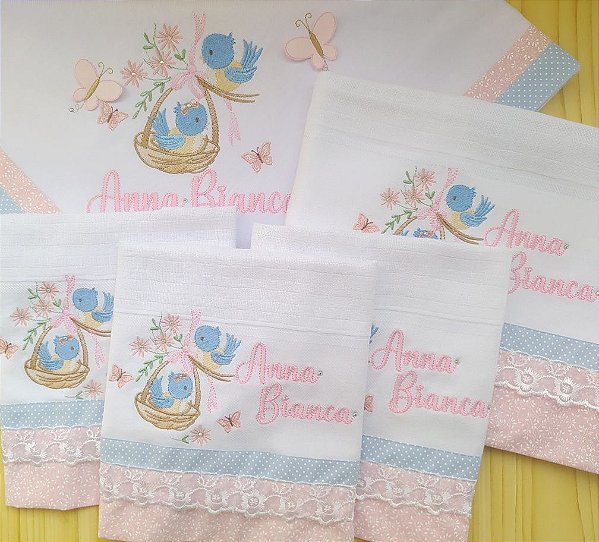 Kit de Fraldinhas Completo Linha Mabber