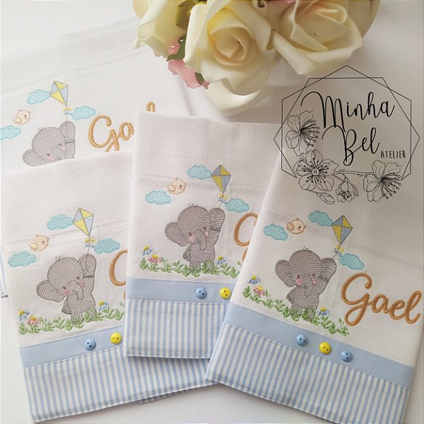 Kit de Fraldinhas Básico Linha Mabber