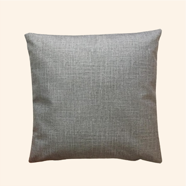 Kit 3 capas de almofadas cinza giz toque aveludado