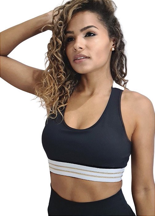 Top luxo madri white gold com bojo