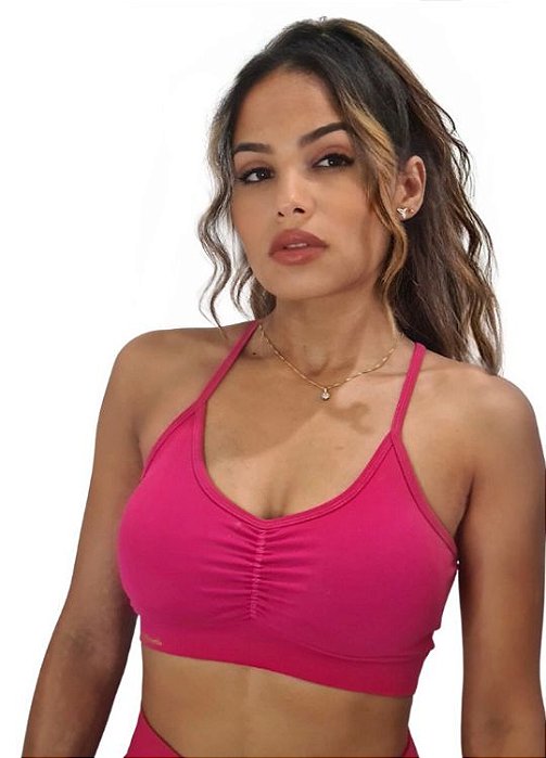 Top luxo essence franzido amorinha com bojo