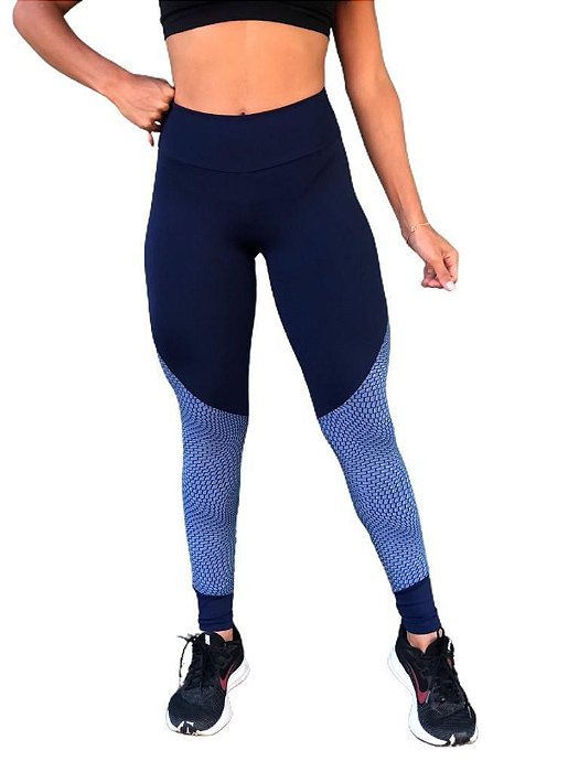 Legging luxo galaxy blue