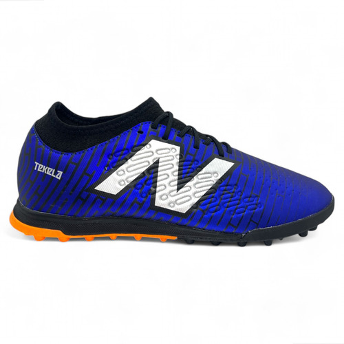 Chuteira Society New Balance Tekela Magique Tf V4 Azul Lançamento