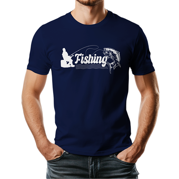 Camiseta Casual 100% Algodão