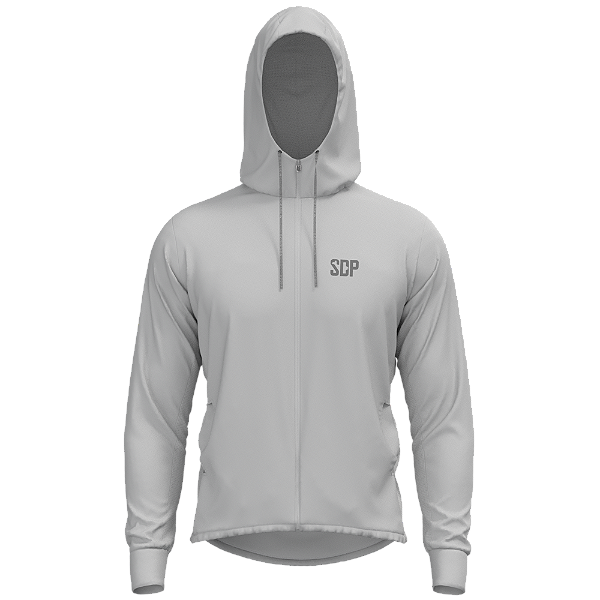 Jaqueta Corta Vento Sodpesca com Capuz Cinza