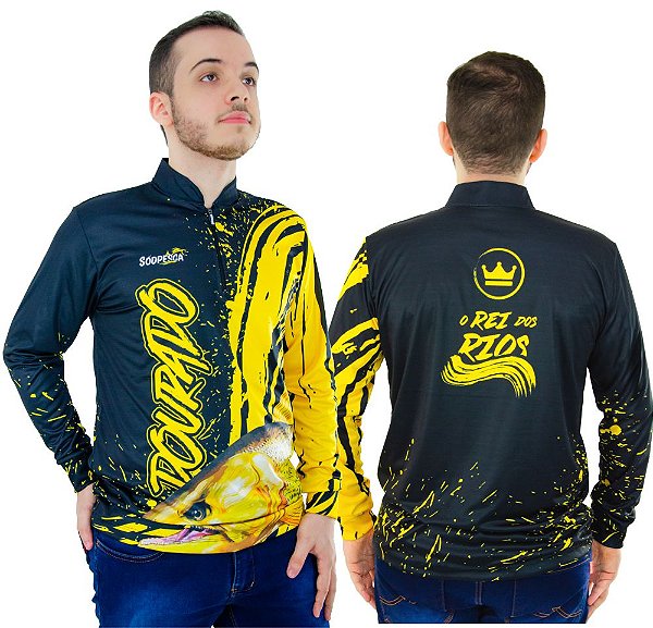 Camisa de Pesca Sódpesca Dourado