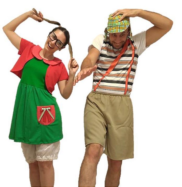 Conjunto Chaves com chapéu - adulto