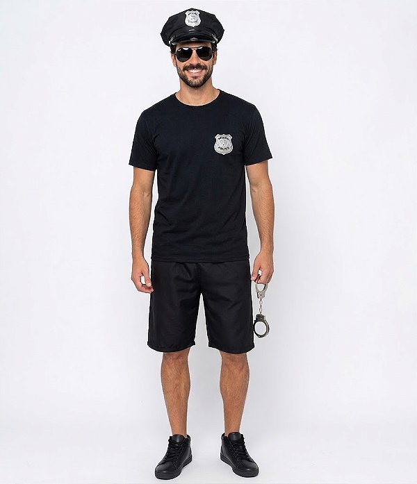 Conjunto policial adulto - SEM ACESSÓRIOS
