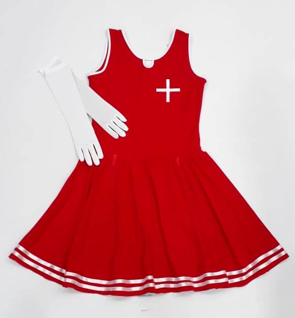 Fantasia vestido Salva vidas plus size