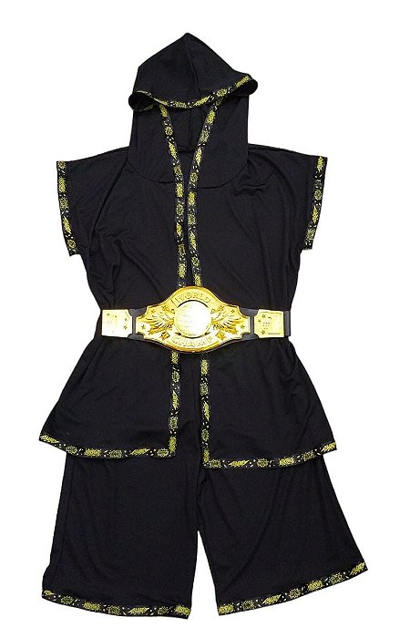 Fantasia conjunto Boxeador adulto com cinturão