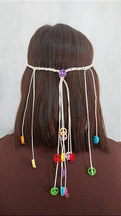 Tiara headband Índia ou Hippie Anos 70