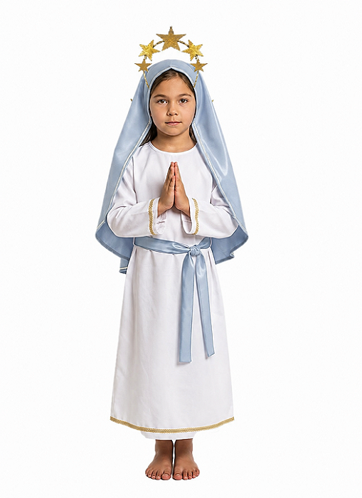 Traje Figurino Religioso Nossa Senhora Aparecida