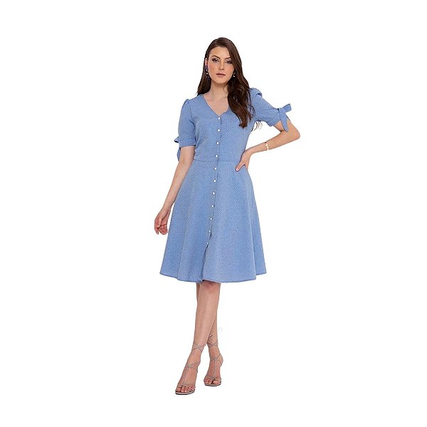 VESTIDO GODÊ TRICOLINE