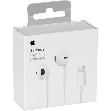 FONE APPLE  EARPODS COM CONECTOR LIGHTNING
