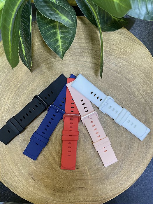Pulseira de relógio silicone pino 22m