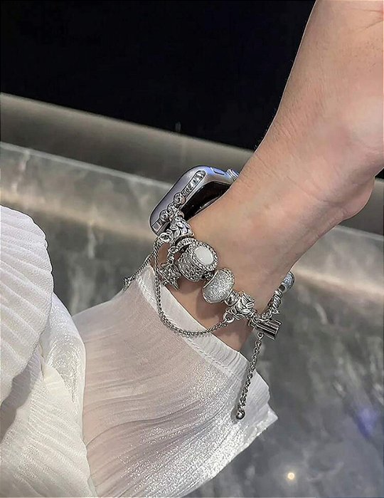 Pulseira Para  relógio estilo  pandora 42m
