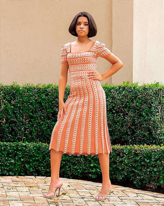 Vestido Tricot  Midi