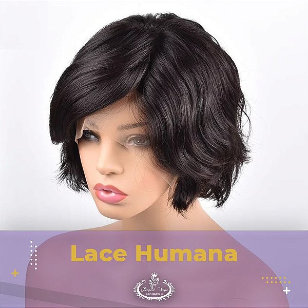 LACE DE CABELO HUMANO 15cm ONDULADO