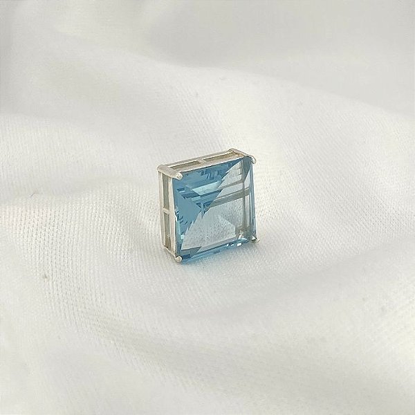 Pingente Quadrado Zirc Turmalina 12mm