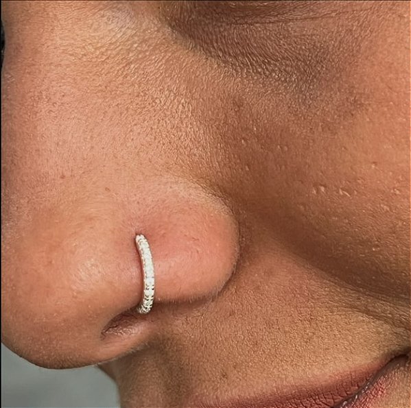 Piercing Argola Cravejada