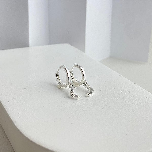 Argolas Lua Cravejada