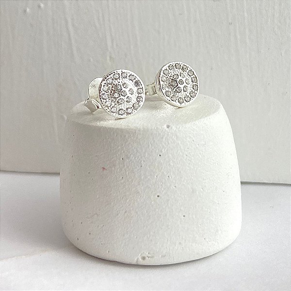 Brinco Redondo Cravejado