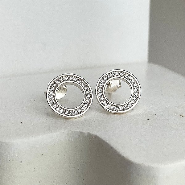 Brinco Circulo Cravejado