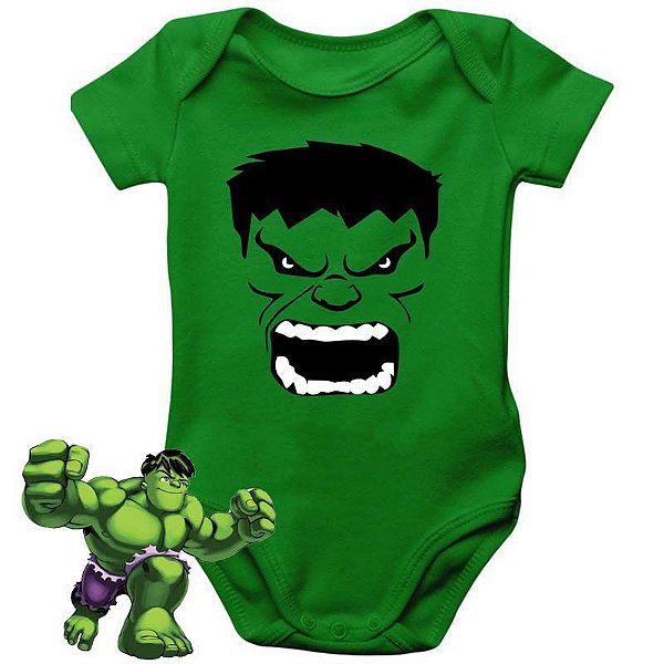 Body Bebe Hulk Rostinho Baby Dress Baby Dress Loja Especializada Em Moda Infantil