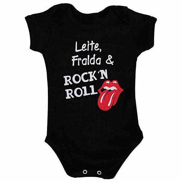 Body Bebe Leite Fralda Rock N Roll Baby Dress Baby Dress Loja Especializada Em Moda Infantil