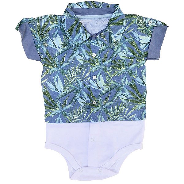 camisa florida para bebe