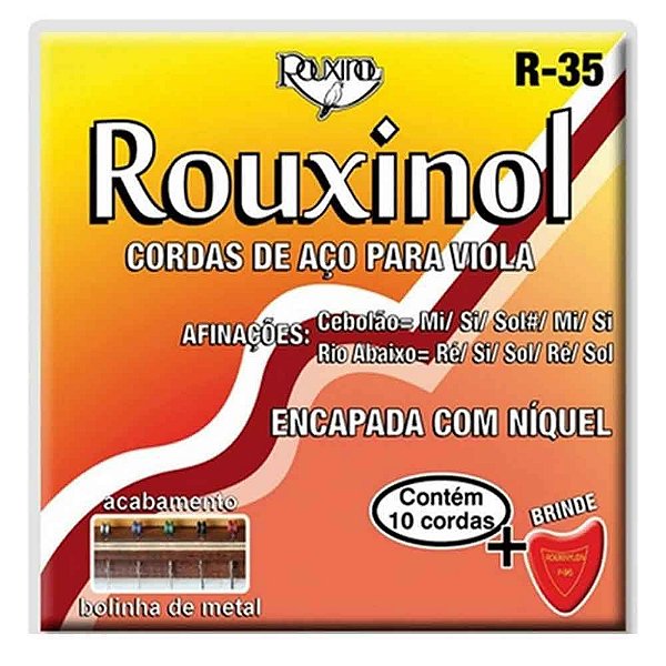 Encordoamento para Viola Rouxinol R-35