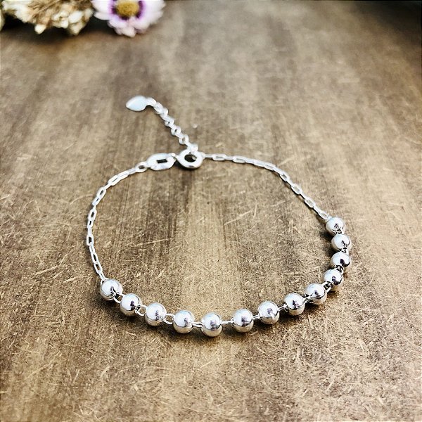 Pulseira de 13 bolinhas