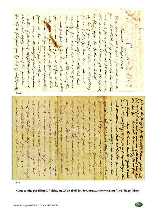 Carta de Ellen White a Tiago Edson