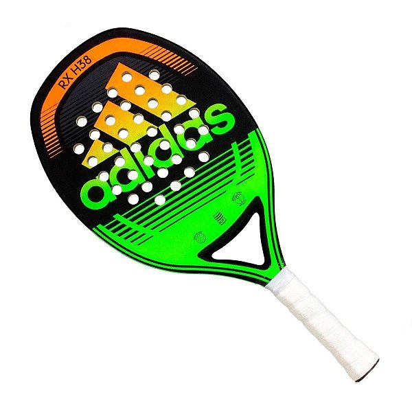 Raquete de Beach Tennis RX 3.1 H38 Laranja e Verde - Adidas