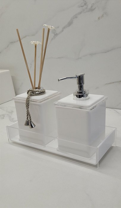 Kit Lavabo Slim - Branco Liso
