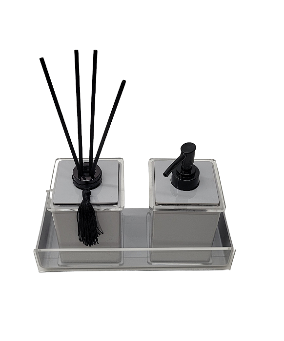 Kit Lavabo - Galho Seco com Preto