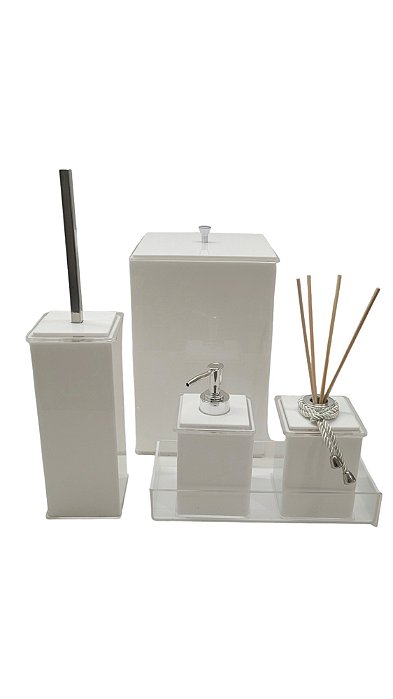 Kik Lavabo Completo Branco Liso
