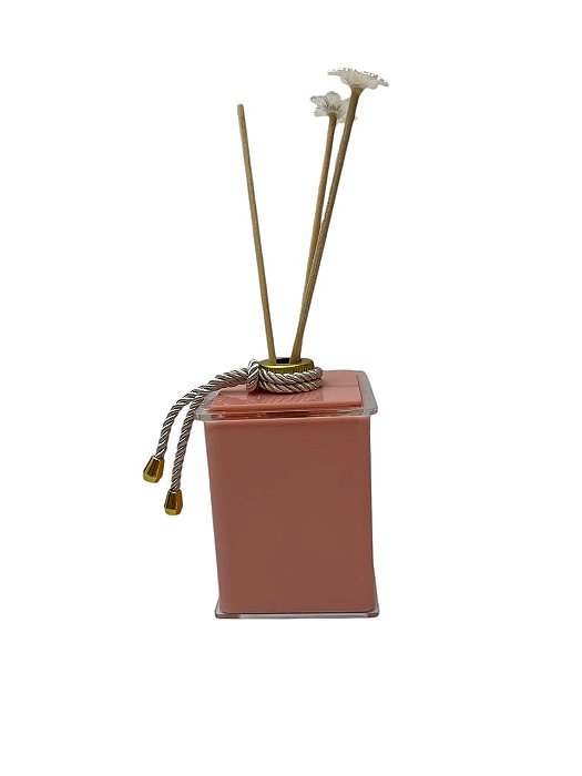 Porta Difusor - Rosa com Dourado